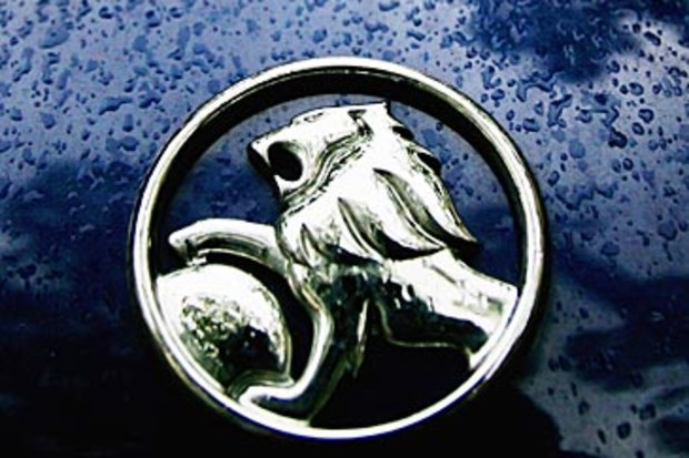 Holden badge on Commodore (Getty)