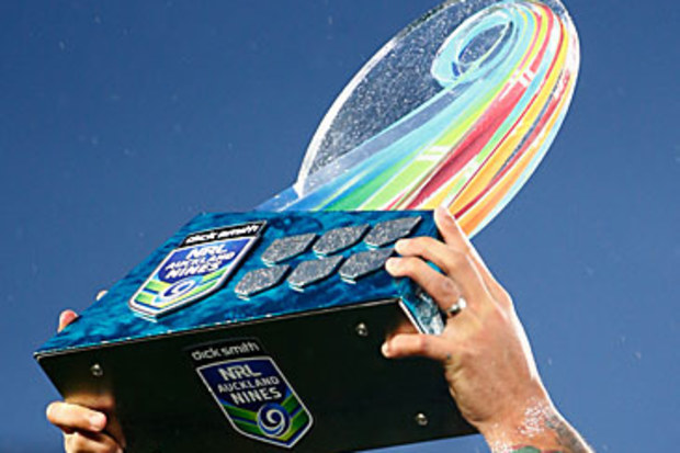 Auckland Nines trophy (Getty)