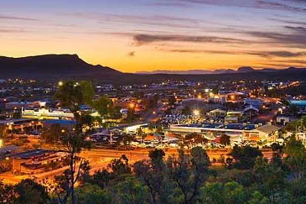 Alice Springs at sunset (Getty)