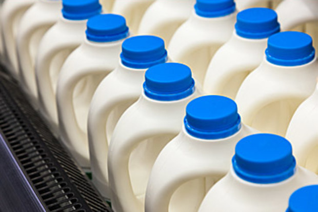 Plastic milk bottles (Getty)