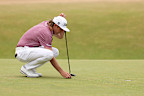 Cameron Smith of Australia lines up a putt during Day Four of The 150th Open at St Andrews Old Course on July 17, 2022 in St Andrews, Scotland. (Photo by Oisin Keniry/R&A/R&A via Getty Images)