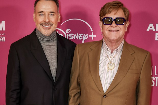 David Furnish and Elton John