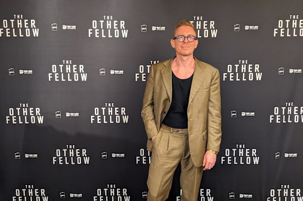 Australian director Matthew Bauer at a UK screening of The Other Fellow in 2023