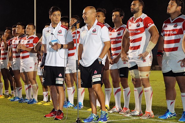 Eddie Jones coached Japan between 2012 and 2015.