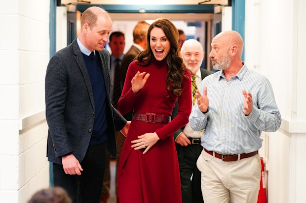 Prince William, Prince of Wales, known as the Duke of Cornwall and Catherine, Princess of Wales, known as the Duchess of Cornwall while in Cornwall visit the Dracaena Centre to learn about the wide variety of support and services that the organisation provides to local people, with a mission of building a healthy, happy and mutually supportive society on February 9, 2023 in Falmouth, United Kingdom. 