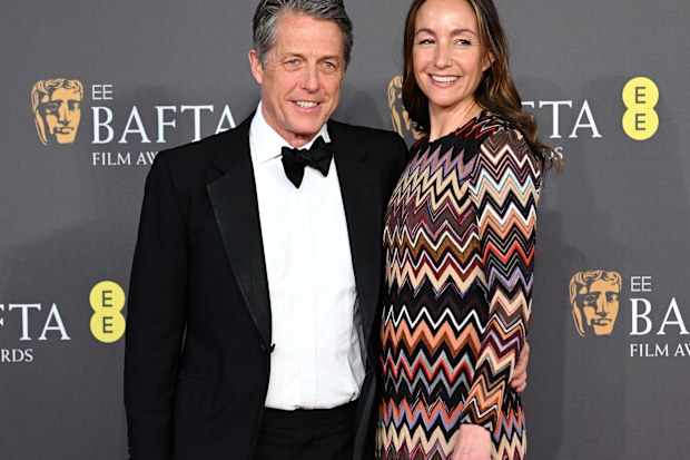 Hugh Grant and Anna Elisabet Eberstein