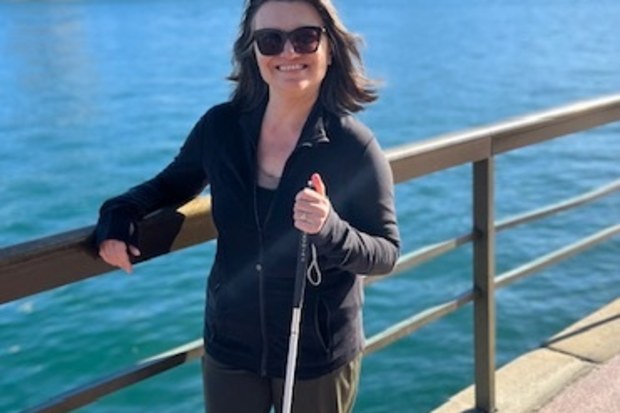 Andy vision impaired Fred Hollows