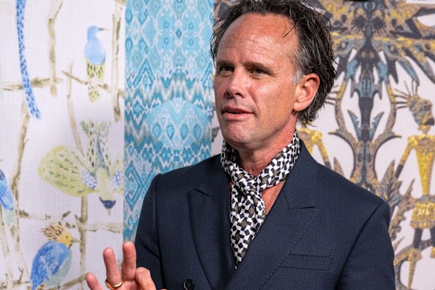 BEVERLY HILLS, CALIFORNIA - APRIL 24: Actor Walton Goggins attends an intimate soirée hosted by Jim Thompson celebrating the brand and "The White Lotus" at Tony Duquettes Dawnridge Estate on April 24, 2025 in Beverly Hills, California. (Photo by Amanda Edwards/Getty Images)