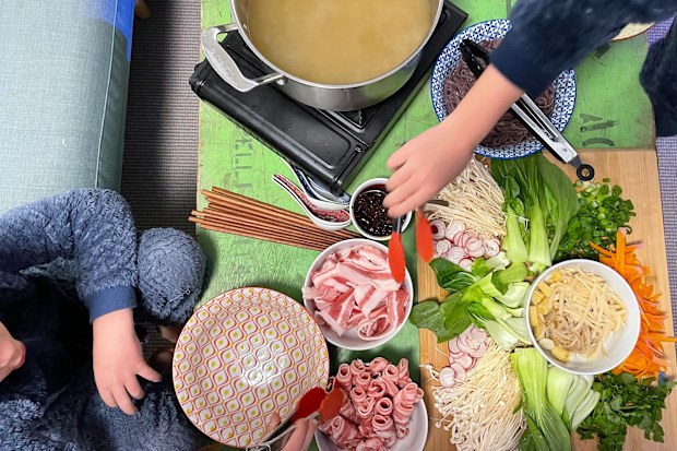 Even DIY soup can be served up while sitting on the couch. 