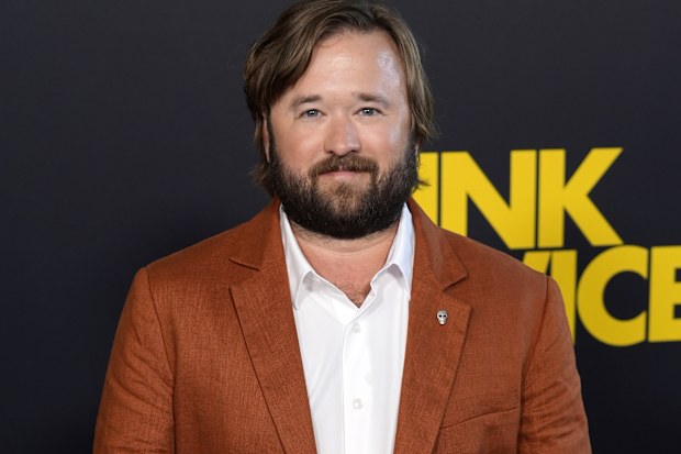 Haley Joel Osment arrives at the premiere of "Blink Twice" at DGA Theater Complex on Thursday, Aug. 8, 2024, in Los Angeles. (AP Photo/Chris Pizzello)