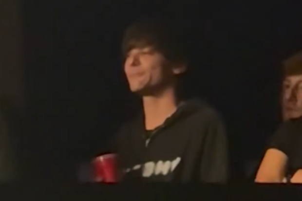 Louis Tomlinson spotted at Zayn Malik concert