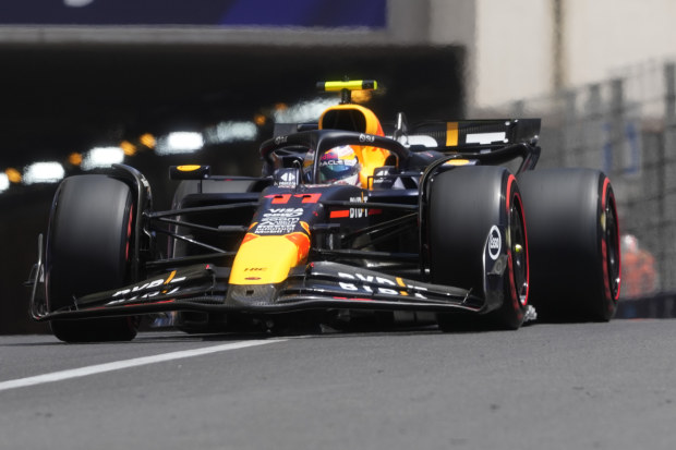 Red Bull driver Sergio Perez of Mexico at the Monaco Grand Prix.