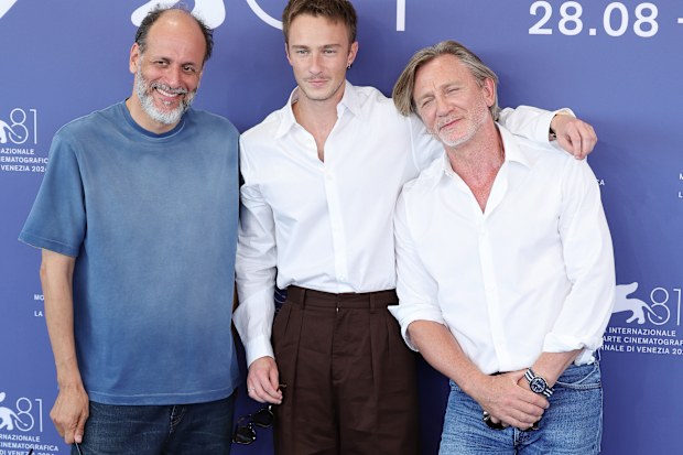 Luca Guadagnino, Drew Starkey, and Daniel Craig