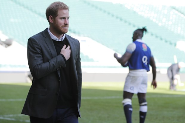 Prince Harry rugby Japan