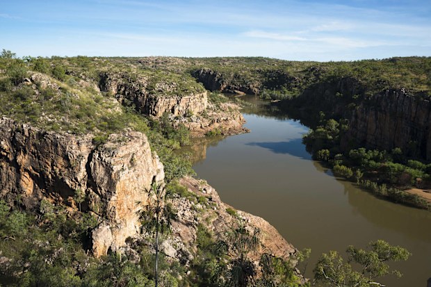 Nitmiluk (Katherine Gorge) National Park in the NT.