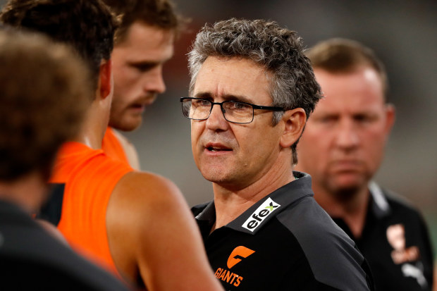GWS Giants coach Leon Cameron announced he is stepping down on Thursday after more than eight seasons at the helm of the club.