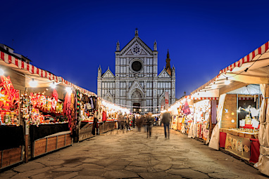 I Mercati Natale, Piazza Santa Croce, Florence