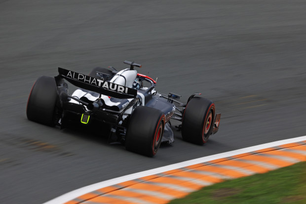 Daniel Ricciardo driving the Scuderia AlphaTauri AT04.