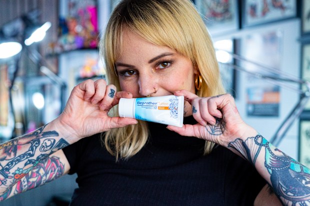 As a Bepanthen Tattoo ambassador, Lauren Winzer's even recommended it to international stars.