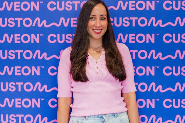 Jess Munday, co-founder of Custom Neon.
