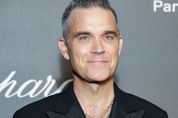 Robbie Williams attends Chopard ART Evening at the Martinez on May 23, 2023 in Cannes, France. 