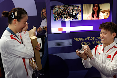 Huang Yaqiong and Liu Yuchen