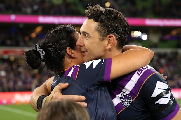 Billy Slater and Nicole Slater