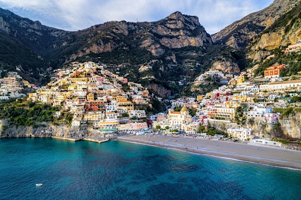 Positano on the Amalfi coast, Southern Italy