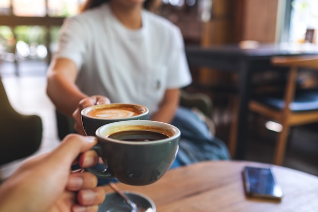 buying coffee food for a friend too often