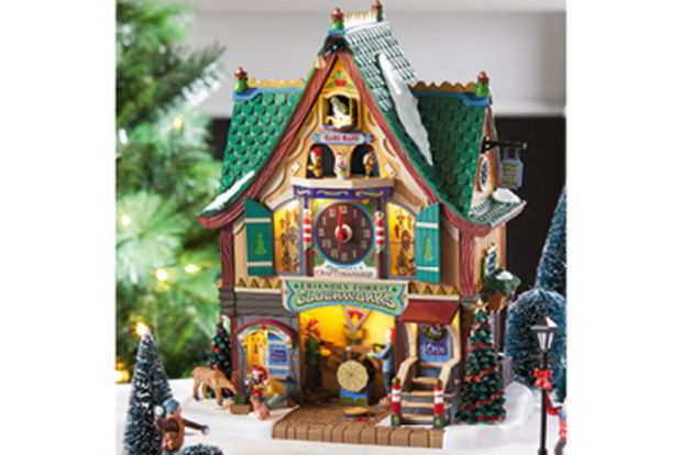 Aldi 'A Friendly Forest Clock' decoration for their Christmas Special Buys 2021.
