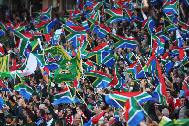 South Africa fans at Loftus Versfeld in 2009.
