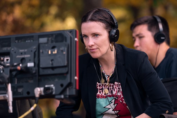 Director Liz W. Garcia in SPACE CADET Photo Credit: Eric Liebowitz//Prime Video © AMAZON CONTENT SERVICES LLC