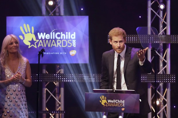 Prince Harry WellChild 2017