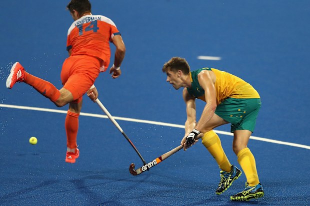 Eddie Ockenden in action at the Rio 2016 Olympics.
