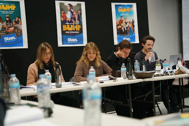 Claudia Karvan, Nathalie Morris, Carlos Sanson Jr Christian Byers, Bump, Stan
