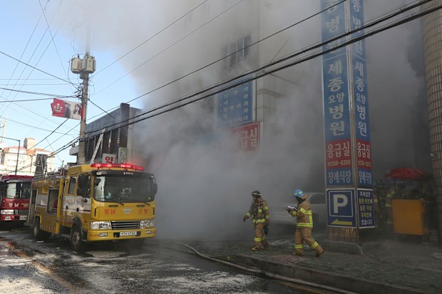 At least 31 people have been killed in the fire. (AAP)