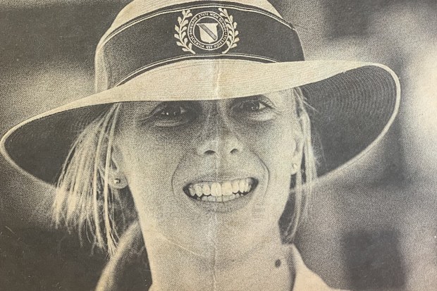 Sylvia Jeffreys as a teenager in a clipping from one of the newspaper articles she wrote as a kid.