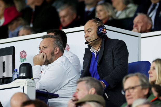 Eddie Jones at Twickenham.