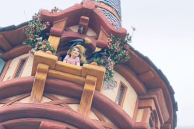 Rapunzel animatronic disneysea tokyo crows