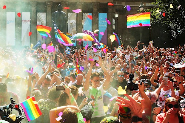  November 15, 2017 in Melbourne, Australia. Australians were asked vote in the Australian Marriage Law Postal Survey whether the current laws should allow same-sex marriage.