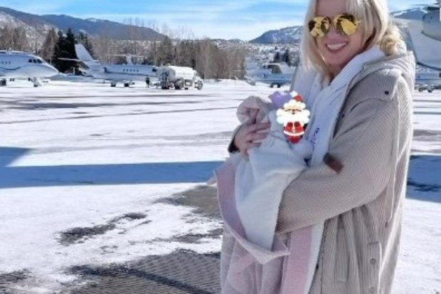 Rebel Wilson and baby Royce