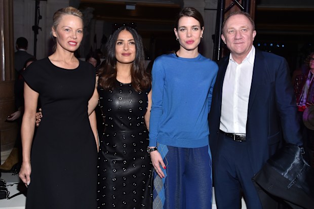 Pamela Anderson, Salma Hayek, Charlotte Casiraghi, François-Henri Pinault