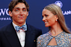 <p>T﻿he look of love right there.</p><p>The couple once again had cause for celebration, with Duplantis taking home the ﻿Laureus World Sportsman of the Year Award.</p>