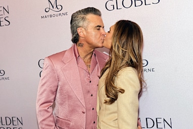 Robbie Williams and Ayda Field
