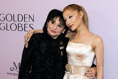 Joan Grande and Ariana Grande