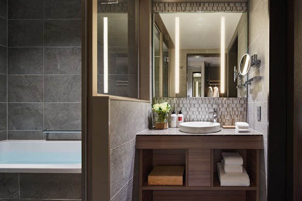 A look inside the Mizu Suite bathroom.