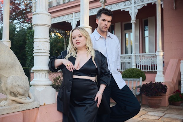 Nicola Coughlan and Luke Newton