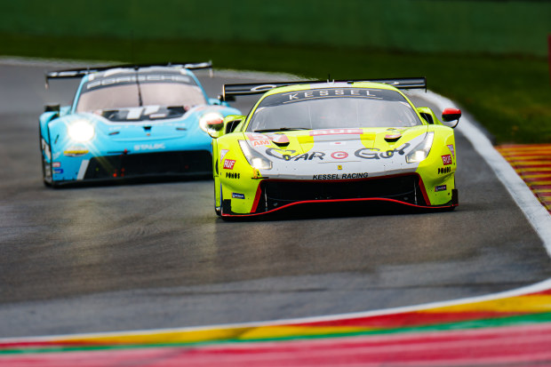Ferrari and Porsche are well represented in the GTE-Am division, with seven and eight cars respectively.