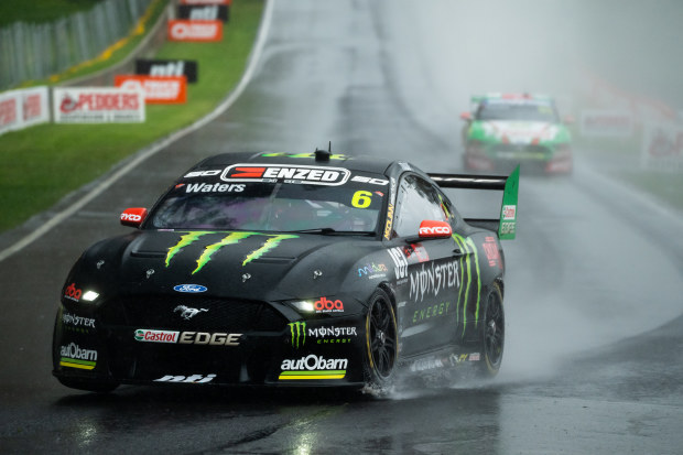 Cameron Waters driver of the #6 Monster Energy Racing Ford Mustang during qualifying for the Bathurst 1000, which is race 30 of 2022 Supercars Championship Season at Mount Panorama on October 07, 2022 in Bathurst, Australia. (Photo by Daniel Kalisz/Getty Images)