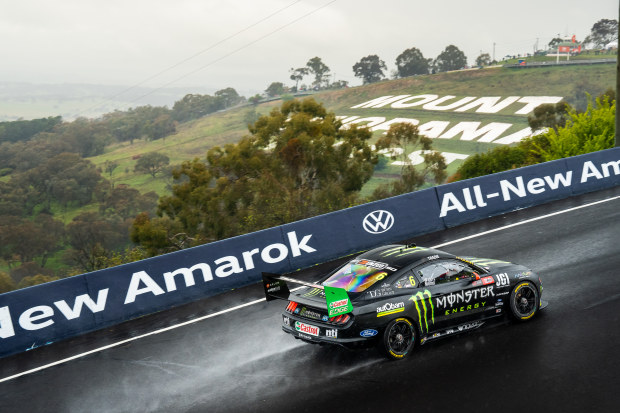 Cameron Waters driver of the #6 Monster Energy Racing Ford Mustang during practice for the Bathurst 1000, which is race 30 of 2022 Supercars Championship Season at Mount Panorama on October 08, 2022 in Bathurst, Australia. (Photo by Daniel Kalisz/Getty Images)
